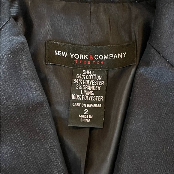 Classic Navy Blazer - Size Small / 2 - Picture 3 of 5